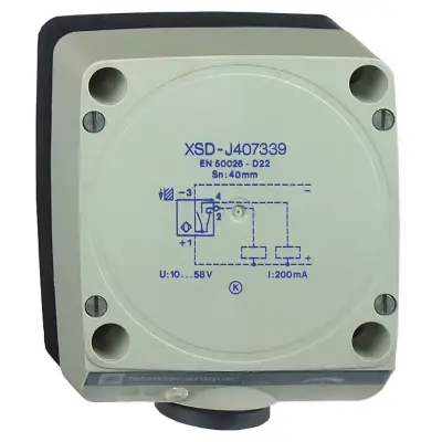 Telemecanique Sensors - XSDH603629 - INDUCTIVE SENSOR 80x80x40 Sn60mm-24VDC-s - 1