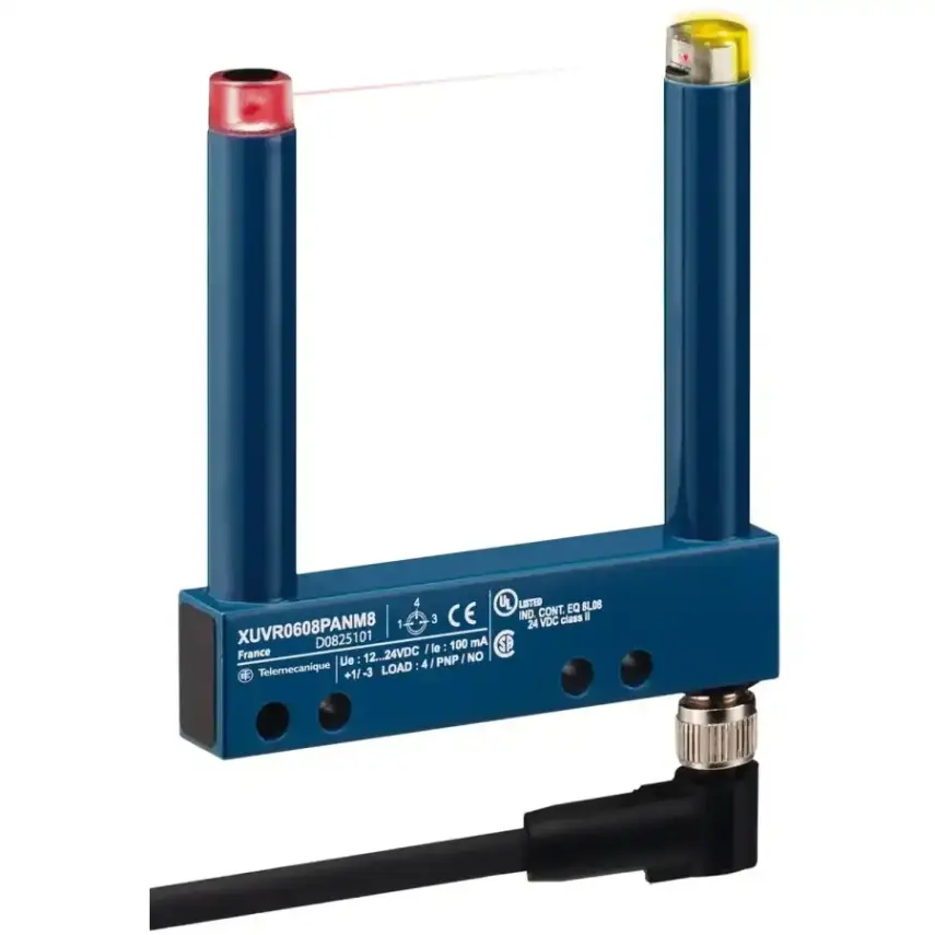 Telemecanique Sensors - XUVR0608PANM8 - PHOTOELECTRIC SENSOR FORK 60X80 - 1