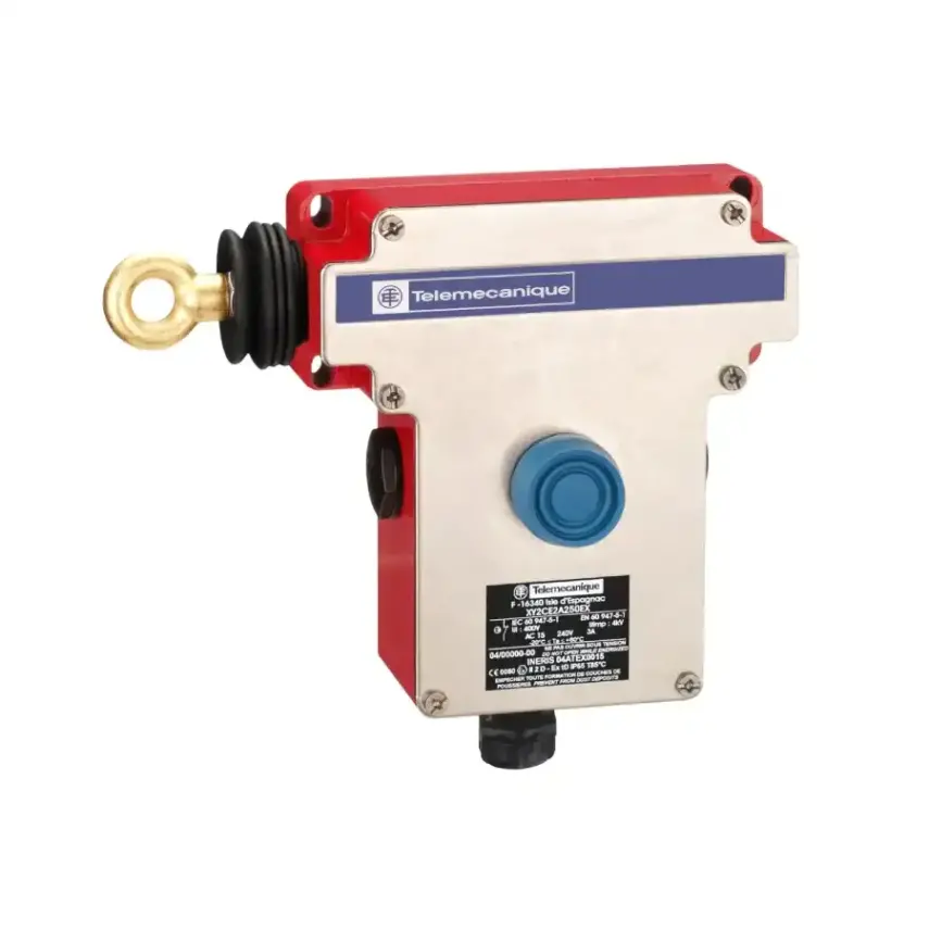 Telemecanique Sensors - XY2CE2A250EX - SAFETY ROPE PULL SWITCH 70M LH-1NC+1NO - 1