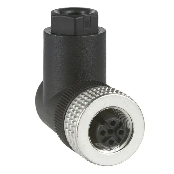 Telemecanique Sensors - XZCC12FCM40B - CONNECTOR FEM. M12 4PIN ELBOWED - 2