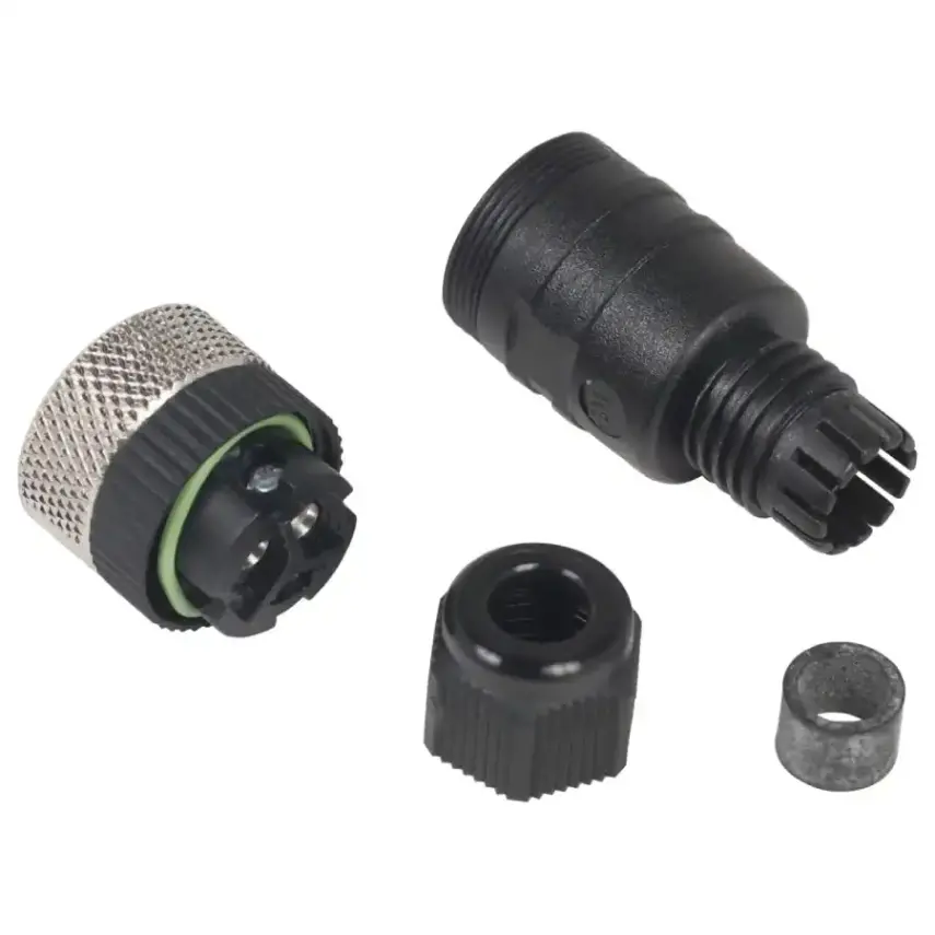 Telemecanique Sensors - XZCC20FDM30B - CONNECTOR FEM. 1/2 20UNF 3PIN STRAIGHT - 1