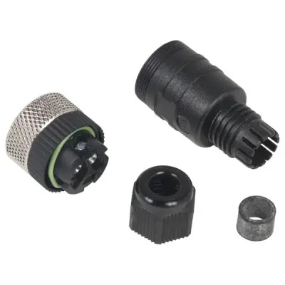 Telemecanique Sensors - XZCC20FDM30B - CONNECTOR FEM. 1/2 20UNF 3PIN STRAIGHT - 2