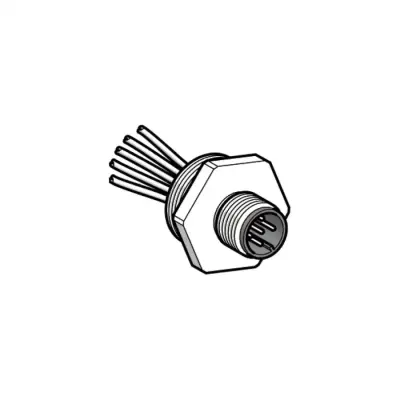 Telemecanique Sensors - XZCE13M125M - ADAPTOR METAL PG13.5-M12 5-WIRE - 1