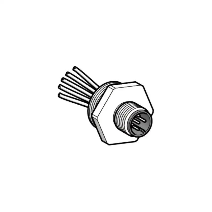 Telemecanique Sensors - XZCE13M125M - ADAPTOR METAL PG13.5-M12 5-WIRE - 1