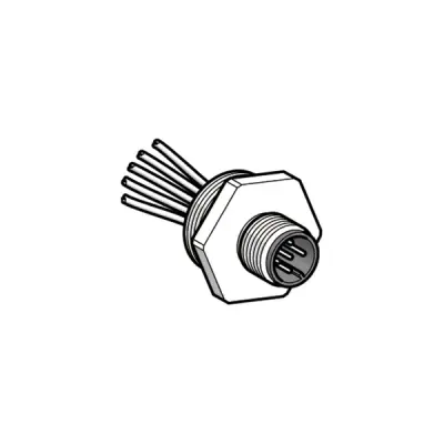 Telemecanique Sensors - XZCE13M125M - ADAPTOR METAL PG13.5-M12 5-WIRE - 2