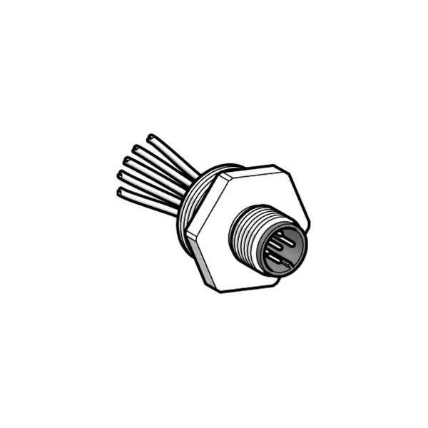 Telemecanique Sensors - XZCE13M125M - ADAPTOR METAL PG13.5-M12 5-WIRE - 2