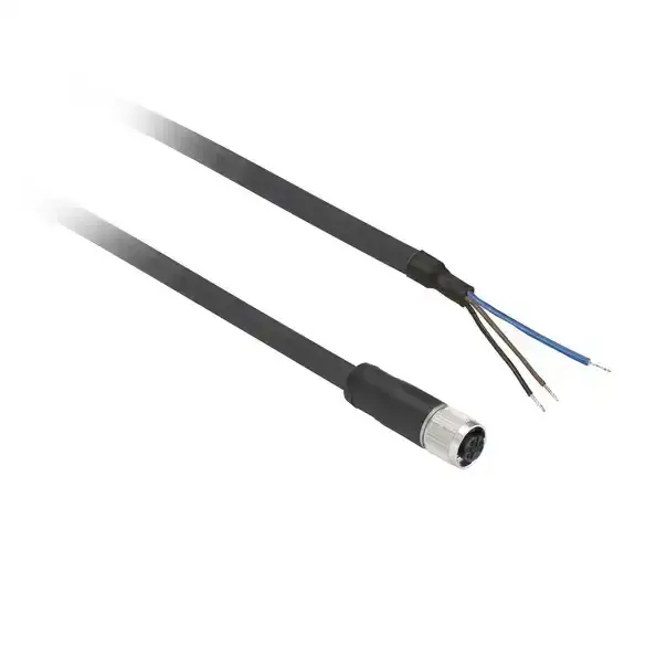 Telemecanique Sensors - XZCP0566L2 - PRE-WIRED CONNECTOR M8 3PIN PUR 2M - 1