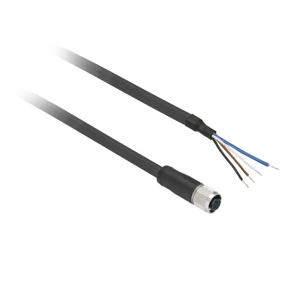 Telemecanique Sensors - XZCP0941L5 - PRE-WIRED CONNECTOR M8 4PIN PUR 5M - 2