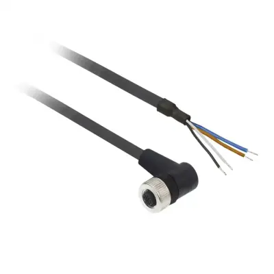 Telemecanique Sensors - XZCP1241L10 - PRE-WIRED CONNECTOR M12 4PIN PUR 10M - 1