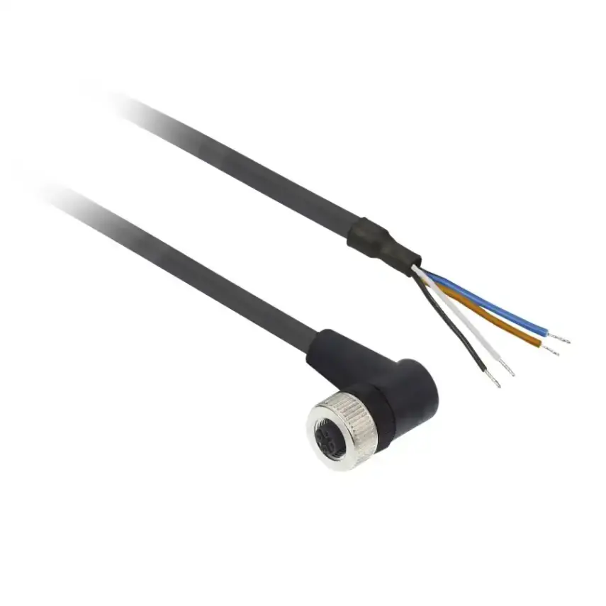 Telemecanique Sensors - XZCP1241L10 - PRE-WIRED CONNECTOR M12 4PIN PUR 10M - 1