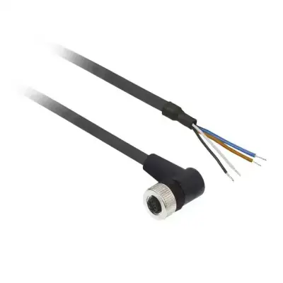 Telemecanique Sensors - XZCP1241L2 - PRE-WIRED CONNECTOR M12 4PIN PUR 2M - 1