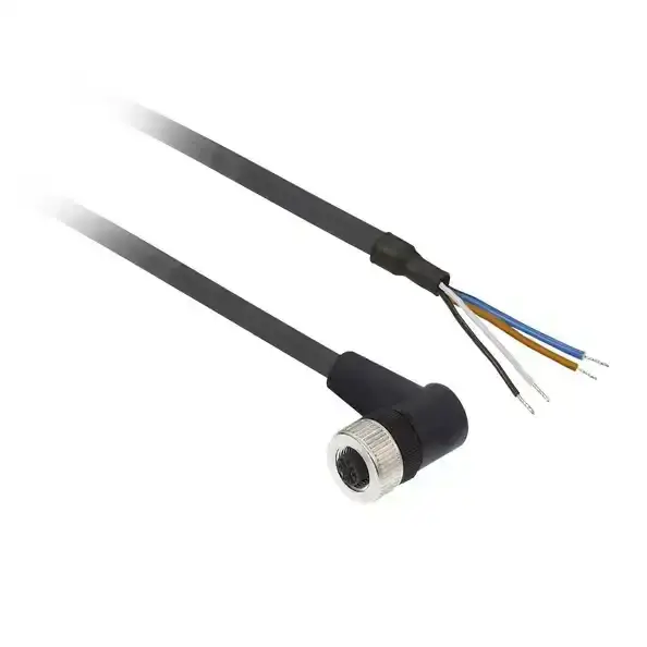 Telemecanique Sensors - XZCP1241L2 - PRE-WIRED CONNECTOR M12 4PIN PUR 2M - 1
