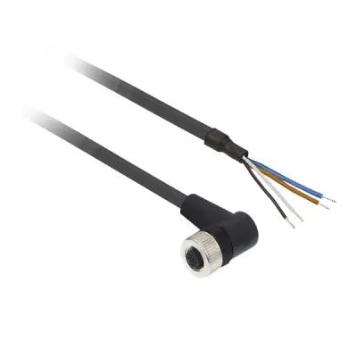 Telemecanique Sensors - XZCP1241L2 - PRE-WIRED CONNECTOR M12 4PIN PUR 2M - 2