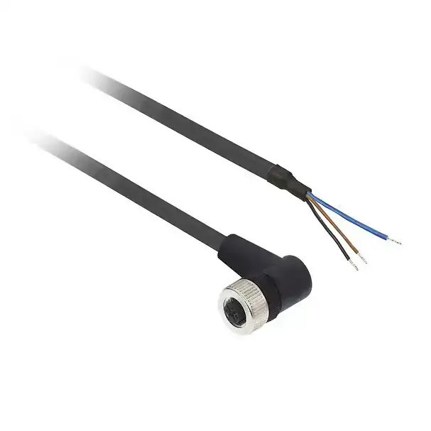 Telemecanique Sensors - XZCP1340L2 - PRE-WIRED CONNECTOR M12 3PIN PUR 2M - 1