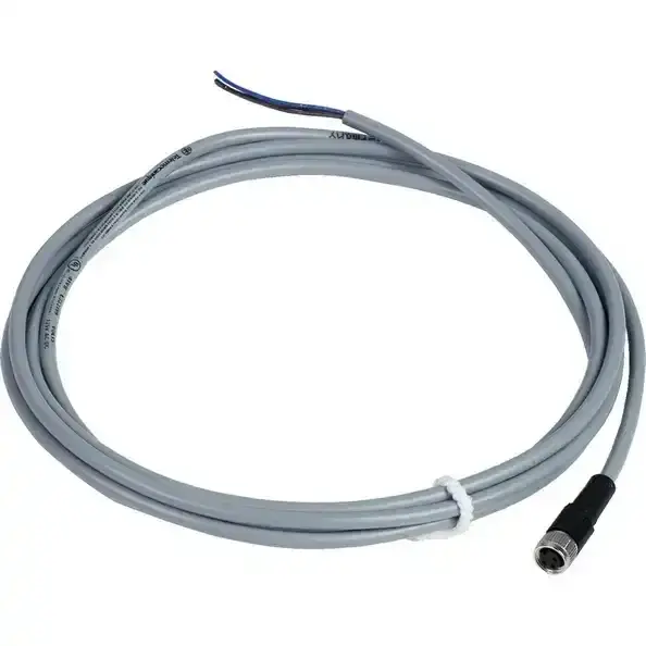 Telemecanique Sensors - XZCPV0566L2 - PRE-WIRED CONNECTOR M8 3PIN PVC 2M - 1