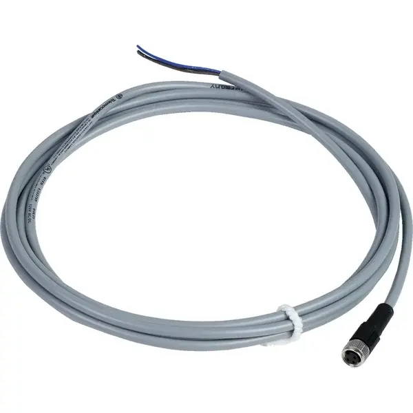 Telemecanique Sensors - XZCPV0566L2 - PRE-WIRED CONNECTOR M8 3PIN PVC 2M - 2