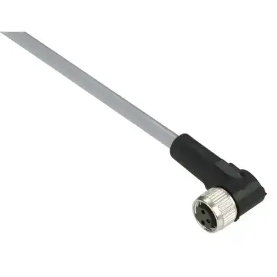 Telemecanique Sensors - XZCPV0666L5 - PRE-WIRED CONNECTOR M8 3PIN PVC 5M - 1