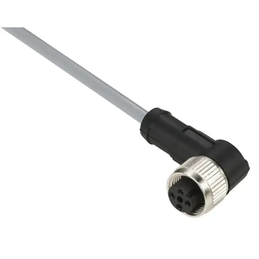 Telemecanique Sensors - XZCPV1241L10 - PRE-WIRED CONNECTOR M12 4PIN PVC 10M - 1