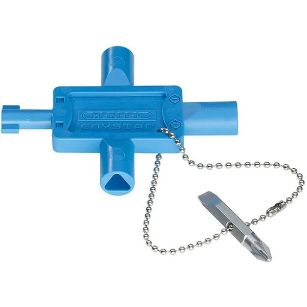 Hensel - Multikey US 1 /1 8 mm/8 mm, double-bit and slot (10 pcs) - Hensel