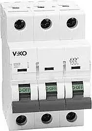 VIKO 10VTB-3C63 3P C curve 63A 10kA Miniature Circuit Breaker - VIKO