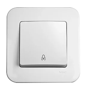 VIKO 90440006 Linnera White bell push button - VIKO