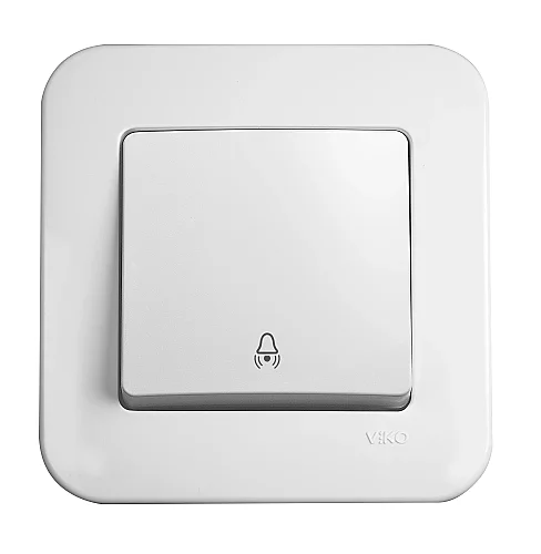 VIKO 90440006 Linnera White bell push button - 1
