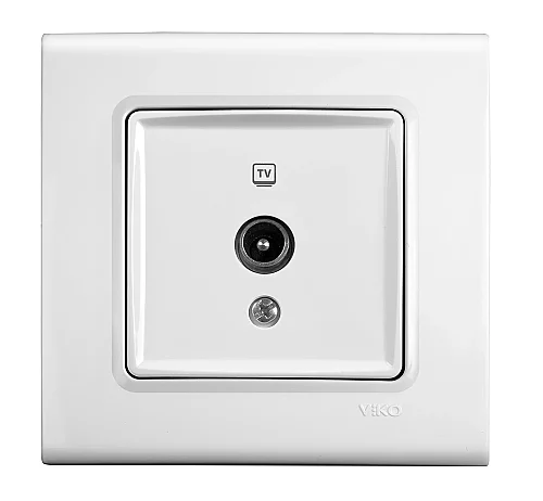 VIKO 90440010 Linnera White TV/SAT terminal socket - 1