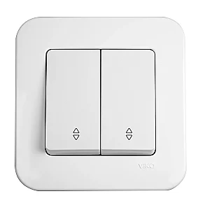 VIKO 90440017 Linnera White two-gang two-way switch - VIKO