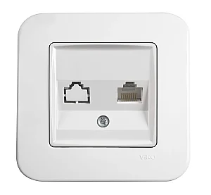VIKO 90440078 Linnera White Cat6 data socket - VIKO