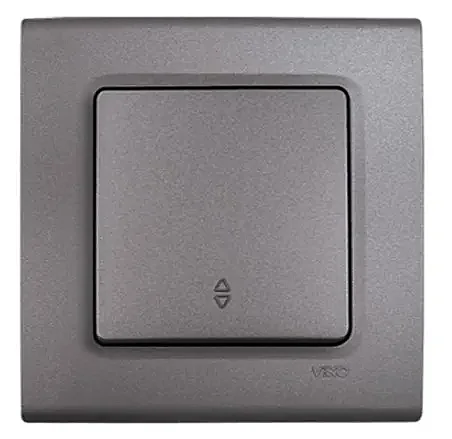 VIKO 90442004 Linnera Life Granite Grey two-way switch - 1