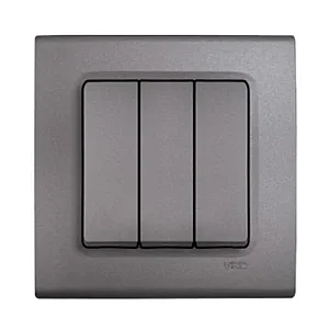 VIKO 90442068 Linnera Life Granite Grey triple switch - VIKO