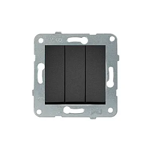 VIKO 90444068 Linnera Life Black triple switch - VIKO