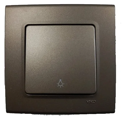 VIKO 90445003 Linnera Life Anthracite illuminated switch - 1
