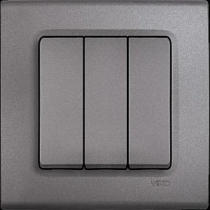 VIKO 90445068 Linnera Life Anthracite triple switch - VIKO