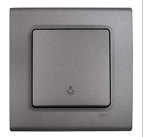 VIKO 90447003 Linnera Life Silver illuminated switch - 1