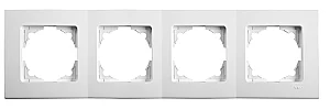 VIKO 90480004 Linnera 4-Gang White Frame - VIKO