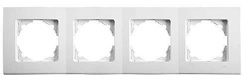 VIKO 90480004 Linnera 4-Gang White Frame - 1