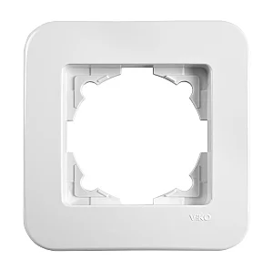 VIKO 90480051 Linnera 1-Gang White Frame - VIKO