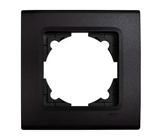 VIKO 90484001 Linnera Life 1-Gang Black Frame - 1
