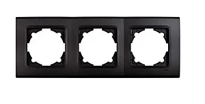 VIKO 90484003 Linnera Life 3-Gang Black Frame - VIKO