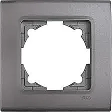 VIKO 90487001 Linnera Life 1-Gang Silver Frame - VIKO