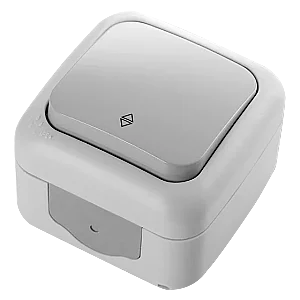 VIKO 90555504 Palmiye Grey two-way switch - VIKO
