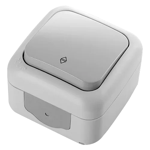 VIKO 90555504 Palmiye Grey two-way switch - 1