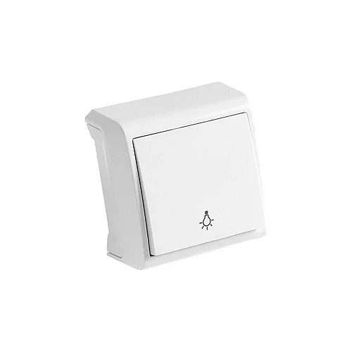 VIKO 90681003 Vera White illuminated switch - 1