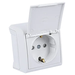 VIKO 90681012 Vera White covered earthed socket - VIKO