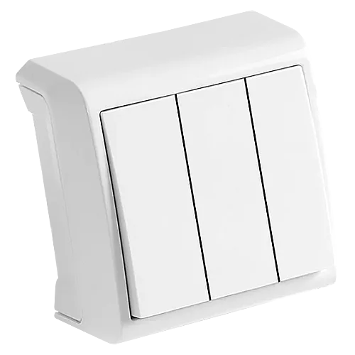 VIKO 90681068 Vera White triple switch - 1