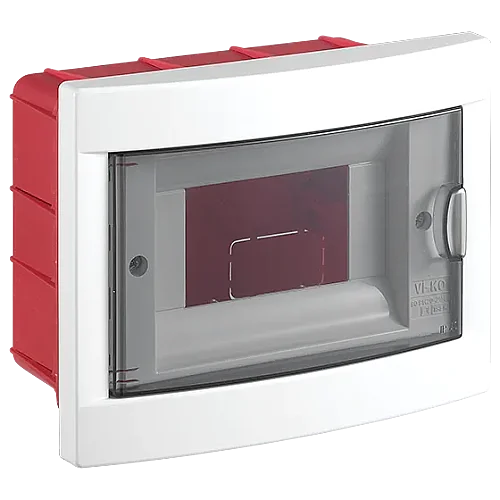VIKO 90912006 6-Way halogen-free Flush-Mount Consumer Unit with terminals - 1