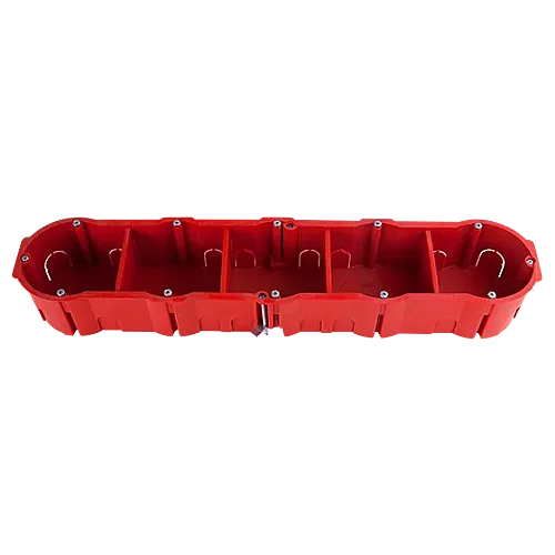 VIKO 90926010 5-Gang Halogen-Free Drywall Installation Box - 1