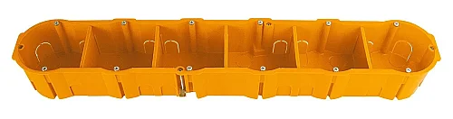 VIKO 90926106 6-Gang Halogen-Free Drywall Installation Box - 1