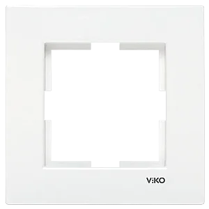 VIKO 90960200 Karre 1-Gang White Frame - VIKO